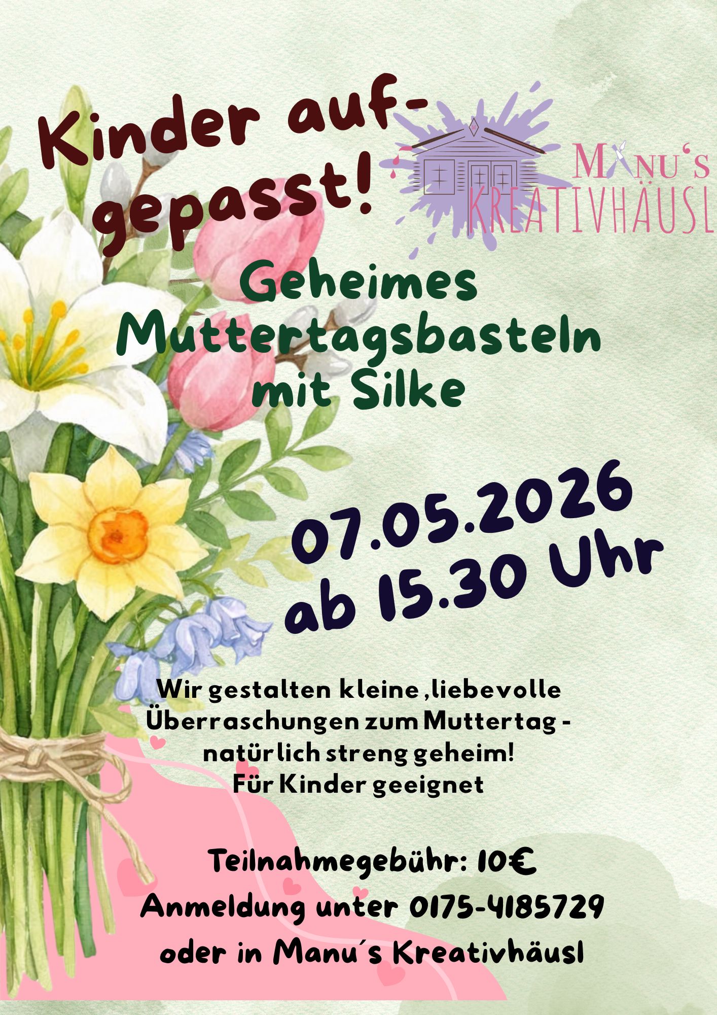 Workshop Stricken lernen am 25.2. in Manu's Kreativhäusl in Herrnhut